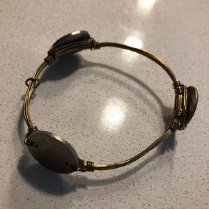 Bourbon and Bowties coin bracelet